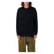 Zwarte Gebreide Crewneck Trui Aw24 Comme des Garçons , Black , Heren