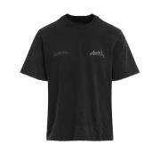 Zwarte T-shirt voor mannen Amiri , Black , Heren