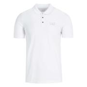 Polo met korte mouwen Emporio Armani EA7 , White , Heren