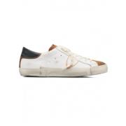 Vintage Leren Sneakers voor Mannen Philippe Model , White , Heren