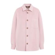 Roze & Paarse Wollen Jas Marni , Pink , Dames