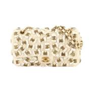 Pre-owned Cotton chanel-bags Chanel Vintage , Beige , Dames