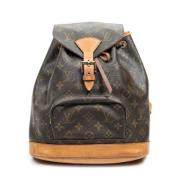 Pre-owned Canvas backpacks Louis Vuitton Vintage , Brown , Dames