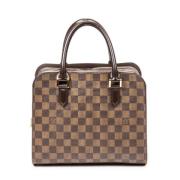 Pre-owned Canvas handbags Louis Vuitton Vintage , Brown , Dames