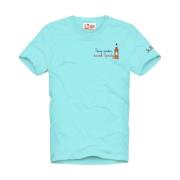 Korte Mouw Special Edition Aperol T-shirt MC2 Saint Barth , Green , He...