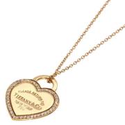 Pre-owned Rose Gold necklaces Tiffany & Co. Pre-owned , Yellow , Dames