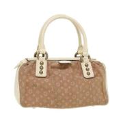 Pre-owned Canvas handbags Louis Vuitton Vintage , Brown , Dames