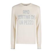 Stijlvolle Crewneck Sweater MC2 Saint Barth , White , Dames