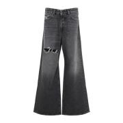 Zwarte Jeans voor Vrouwen Aw24 Diesel , Black , Dames