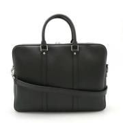 Pre-owned Leather louis-vuitton-bags Louis Vuitton Vintage , Black , D...