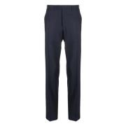 Stretch wollen broek met zakken Canali , Blue , Heren