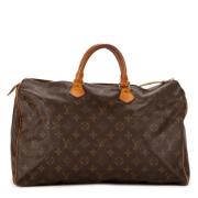 Pre-owned Coated canvas handbags Louis Vuitton Vintage , Brown , Dames