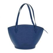 Pre-owned Leather louis-vuitton-bags Louis Vuitton Vintage , Blue , Da...