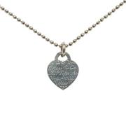 Pre-owned Silver necklaces Tiffany & Co. Pre-owned , Gray , Dames