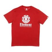 Verticale Chili Pepper Heren T-shirt Element , Red , Heren