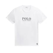 Witte T-shirts en Polos met Logo Ralph Lauren , White , Heren