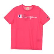 Mannen Crewneck Tee Champion , Pink , Heren