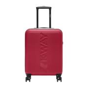 Compacte Air Cabin Trolley K-Way , Red , Unisex