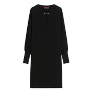 Zwarte Asti Jurk Collectie Max Mara , Black , Dames