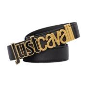 Metalen Lettering Dames Riem Just Cavalli , Black , Dames