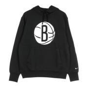 NBA Logo Hoodie Zwart/Wit Nike , Black , Heren