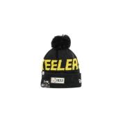 Sport Gebreide Pom Pom Muts Originele Teamkleuren New Era , Black , He...