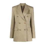 Taupe Journey Dames Blazer Golden Goose , Gray , Dames