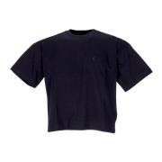 Zwarte Crew Neck T-shirt met Logo Carhartt Wip , Black , Dames