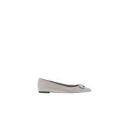 Insignia Trench Leren Ballerina's Carolina Herrera , Gray , Dames