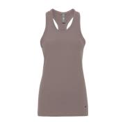 Rib Tanktop voor Actieve Vrouwen Adidas by Stella McCartney , Pink , D...