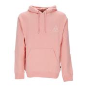 Koraalroze hoodie met kangoeroezak HUF , Pink , Heren