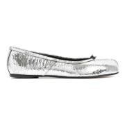 Metallic Ballerina's voor Vrouwen Maison Margiela , Gray , Dames