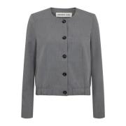 Herfst Bomber Blazer Designers Remix , Gray , Dames