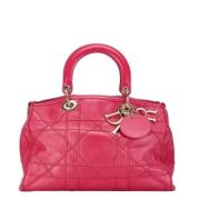 Pre-owned Leather dior-bags Dior Vintage , Pink , Dames