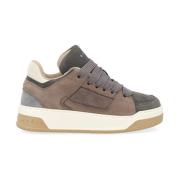 Gebonden Sneaker in Rood en Zwart Hogan , Brown , Dames