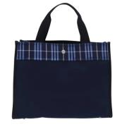 Pre-owned Fabric totes Burberry Vintage , Blue , Dames