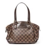 Pre-owned Canvas handbags Louis Vuitton Vintage , Brown , Dames