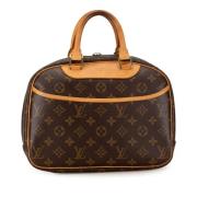 Pre-owned Canvas handbags Louis Vuitton Vintage , Brown , Dames