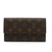 Pre-owned Fabric wallets Louis Vuitton Vintage , Brown , Dames