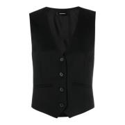 Suit Vests Wardrobe.nyc , Black , Dames