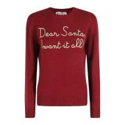 Stijlvolle Crewneck Sweater MC2 Saint Barth , Red , Dames