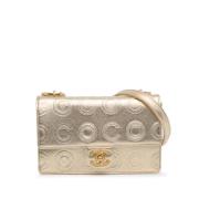 Pre-owned Leather shoulder-bags Chanel Vintage , Yellow , Dames