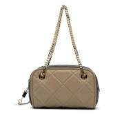 Pre-owned Leather shoulder-bags Burberry Vintage , Brown , Dames