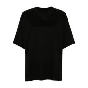 Zwart Katoenen Jersey Crew Neck T-shirt Birgitte Herskind , Black , Da...