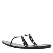 Pre-owned Fabric sandals Valentino Vintage , Black , Dames