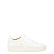 Geveterde Stijl Sneakers met Gaten Hogan , White , Dames