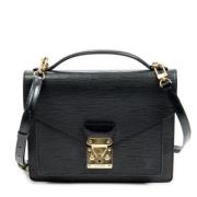 Pre-owned Leather louis-vuitton-bags Louis Vuitton Vintage , Black , D...