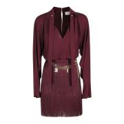 Elegante Jurk voor Vrouwen Elisabetta Franchi , Red , Dames