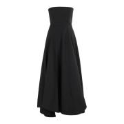 Elegante Zwarte Jurk voor Vrouwen Emporio Armani , Black , Dames