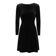 Elegante Zwarte Jurk voor Vrouwen Emporio Armani , Black , Dames